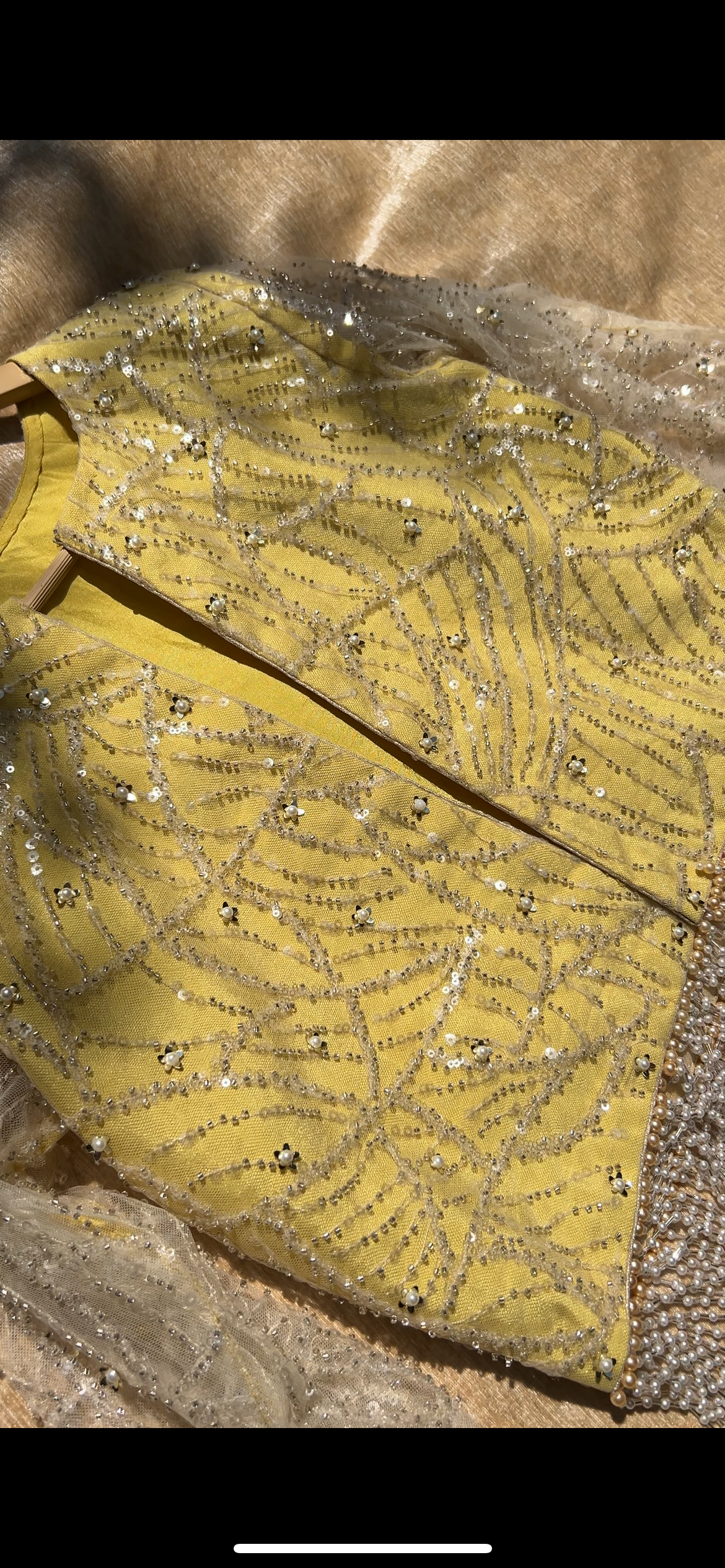 4pc Lehanga choli with jacket handwork