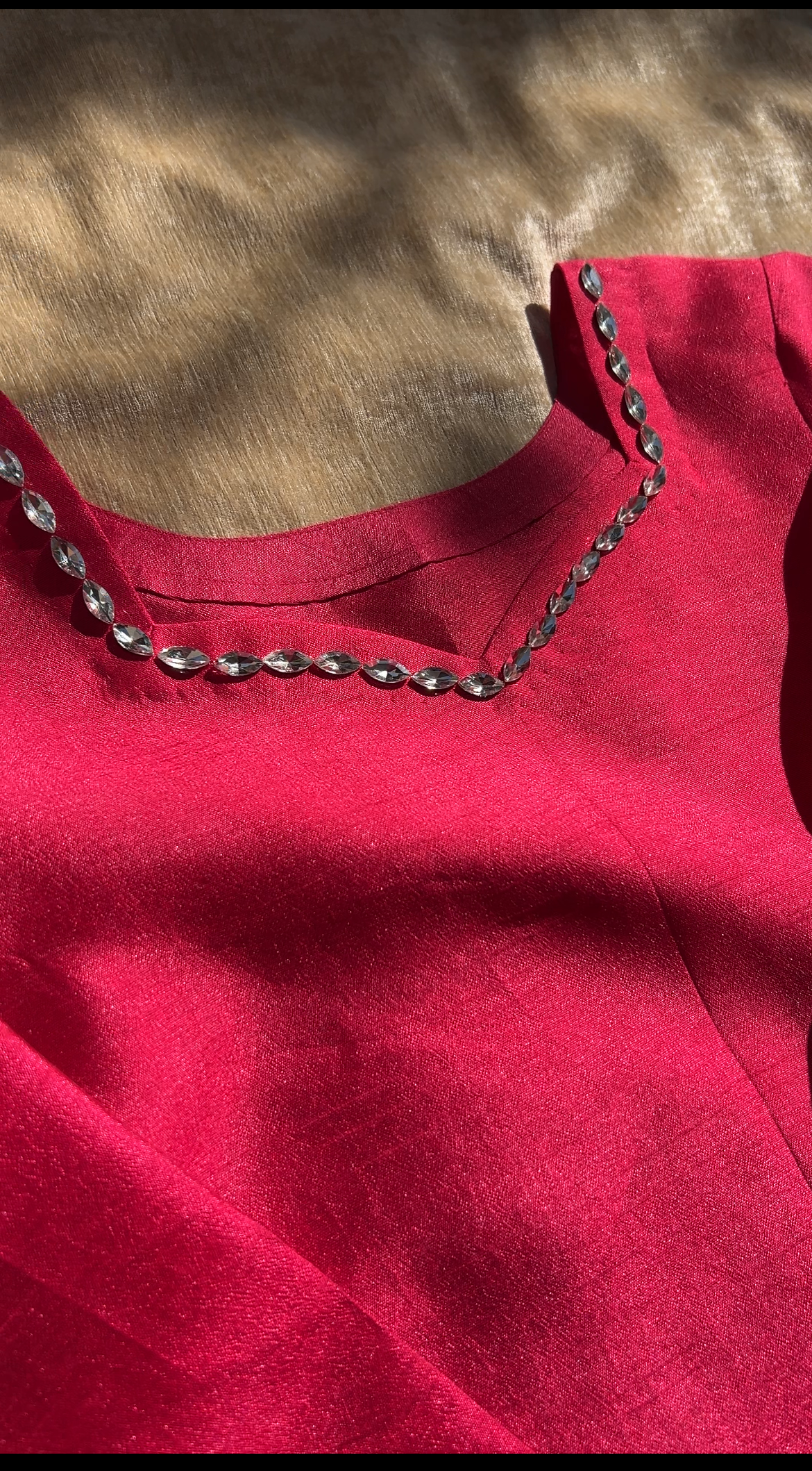 Dark Fuchsia Hand-Embellished Farshi Shalwar Set