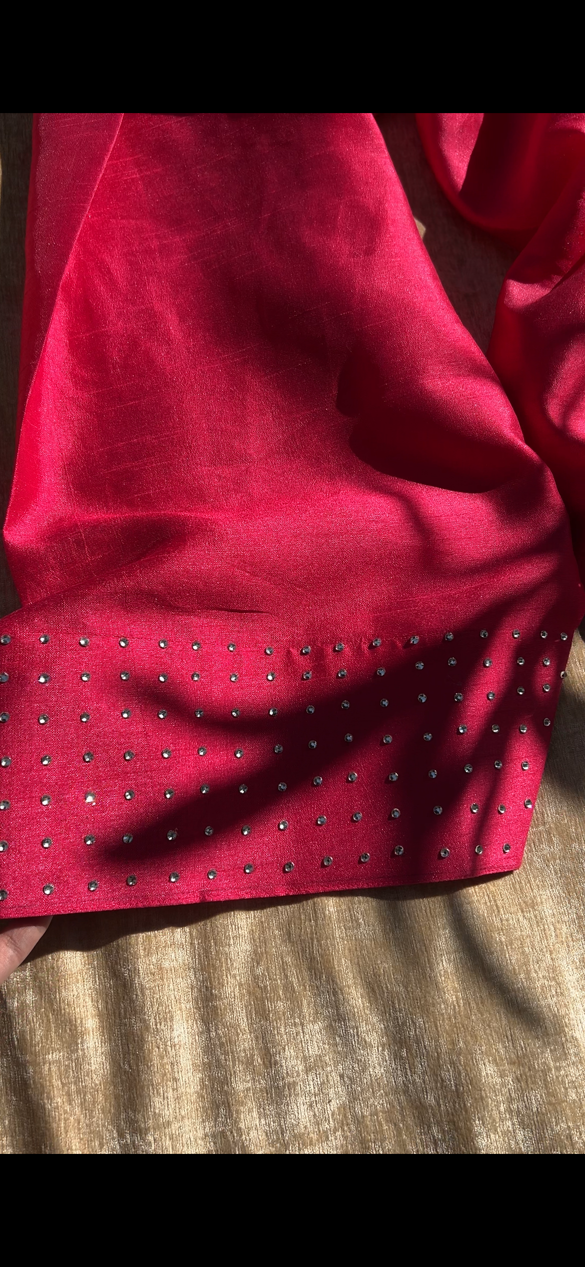 Dark Fuchsia Hand-Embellished Farshi Shalwar Set