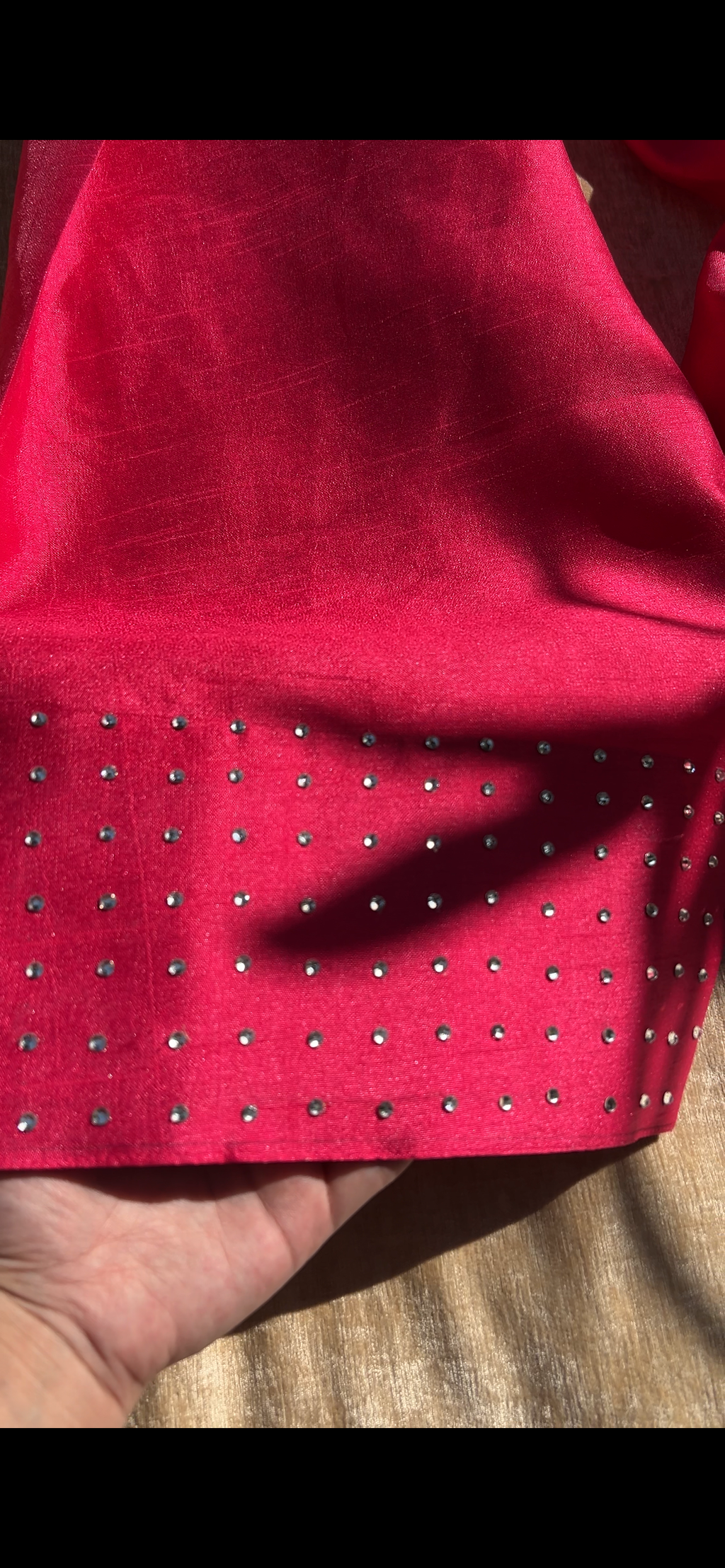 Dark Fuchsia Hand-Embellished Farshi Shalwar Set