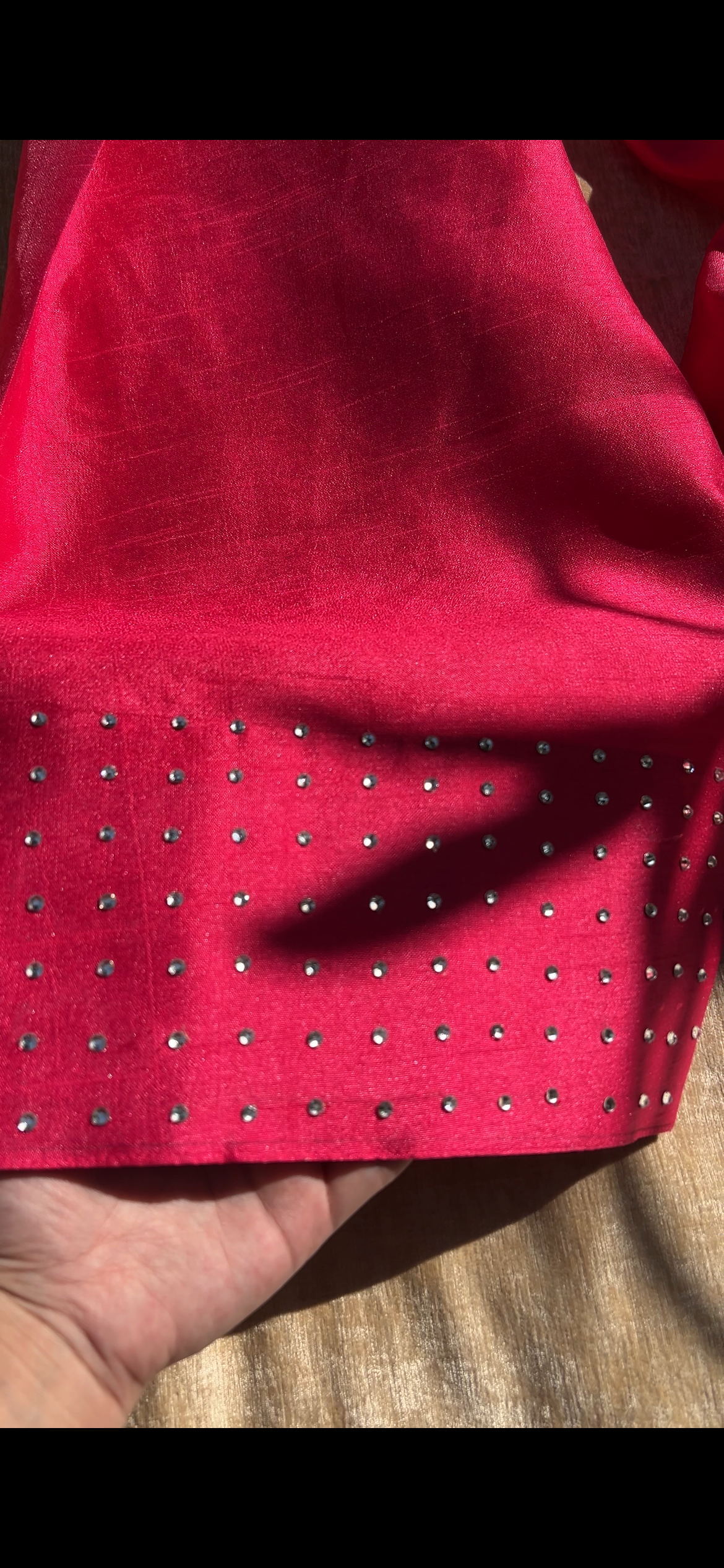 Dark Fuchsia Hand-Embellished Farshi Shalwar Set