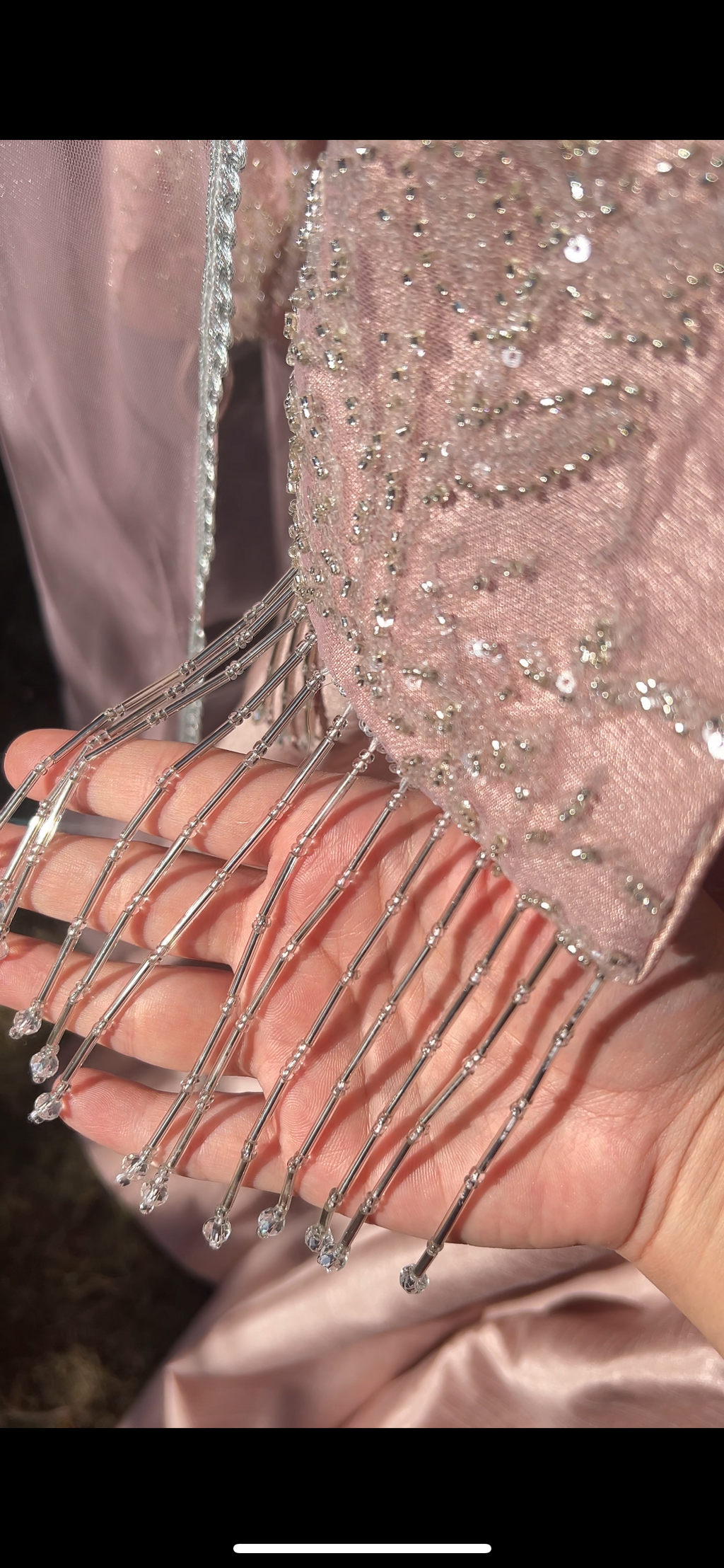 4pc Lehanga choli with jacket handwork Tea Pink color