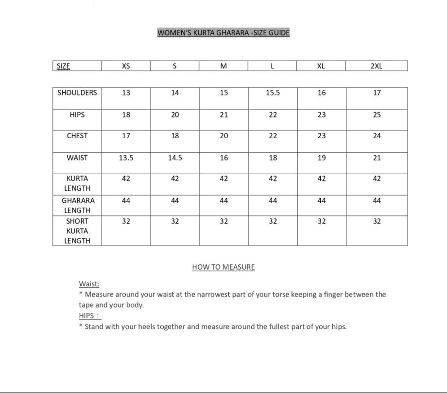 Purple 3pc Kurta-Gharara Set Handwork