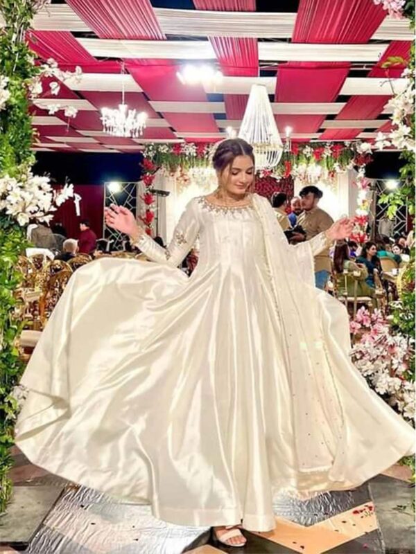 White Kalidar Maxi 3pc