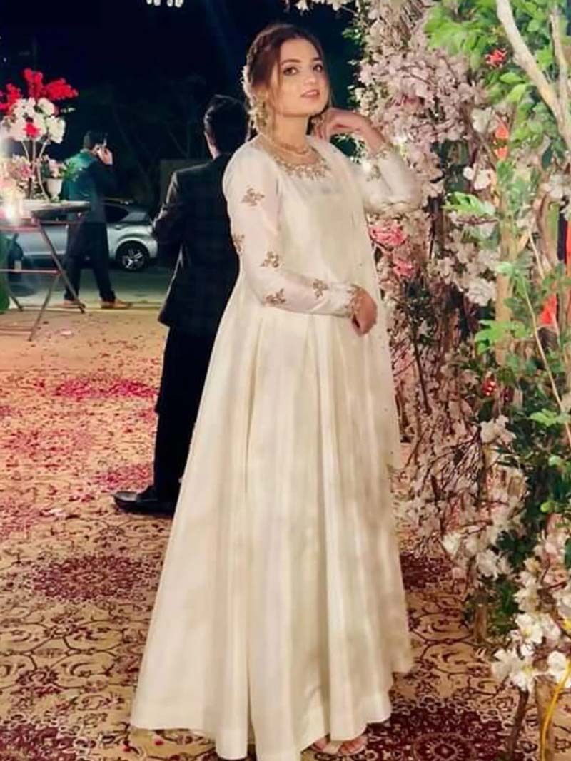 White Kalidar Maxi 3pc