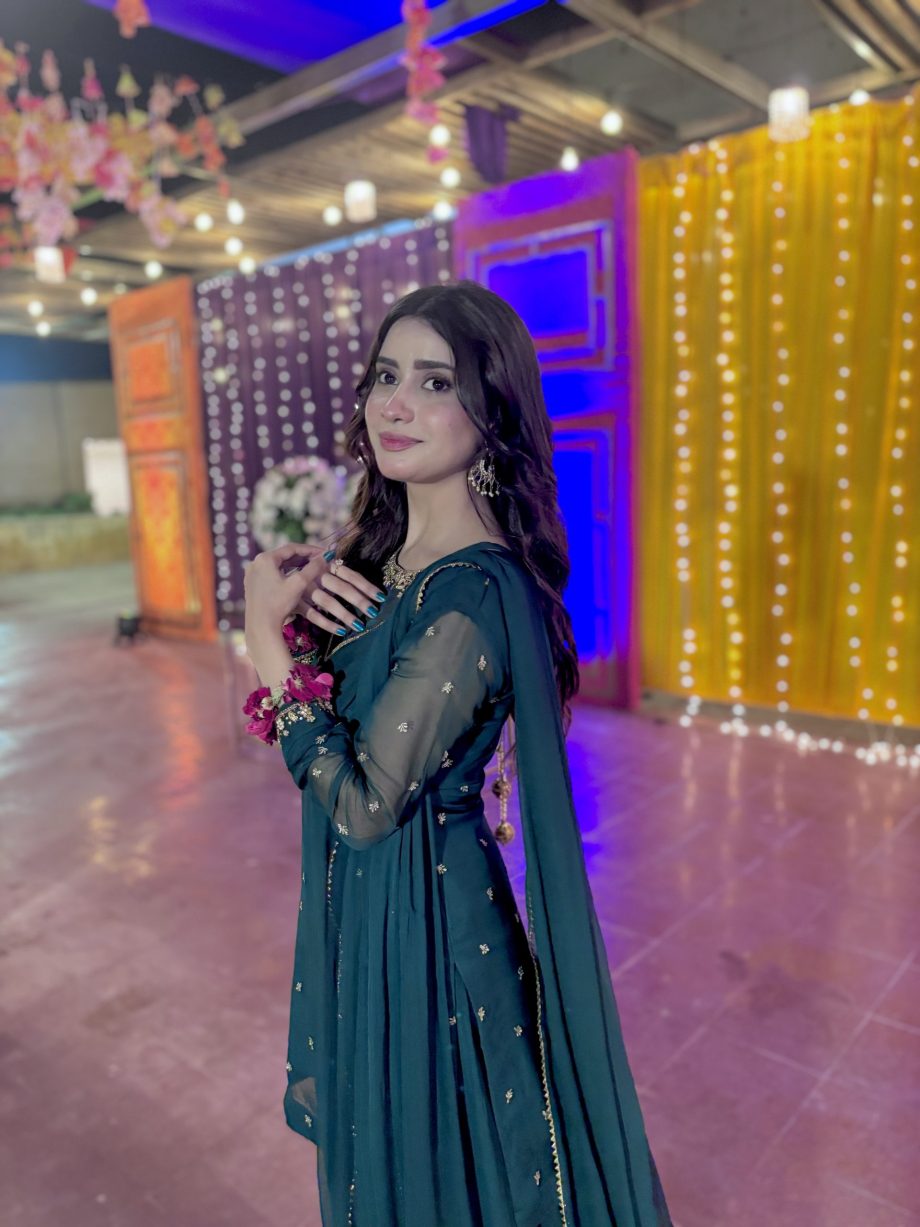 3pc Kurta-Gharara Set Handwork Color-Zinc